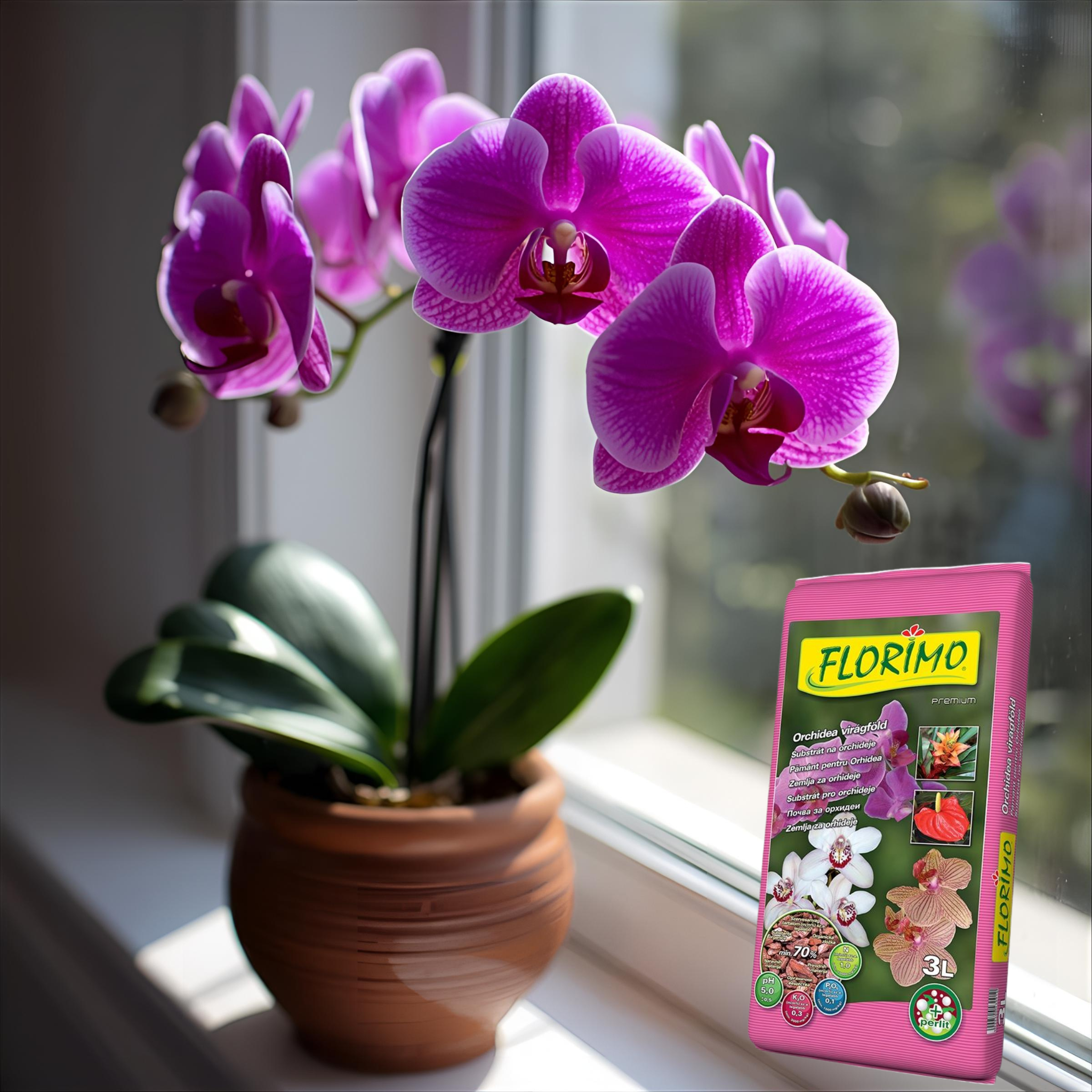 Florimo Orhidea potting soil 3 l